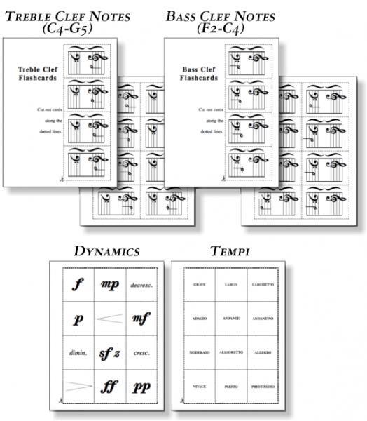Easy Piano Flashcards Volume 1 at Wehrli Publications!
